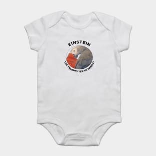 Einstein Parrot African Grey Logo Baby Bodysuit